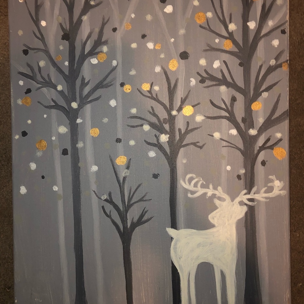 Super cute canvas painting!